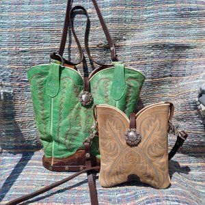 Cowboy Boot Purses-Vintage Arlie Garret Creations